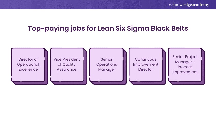 Top-Paying jobs for Lean Six Sigma Black Belts   